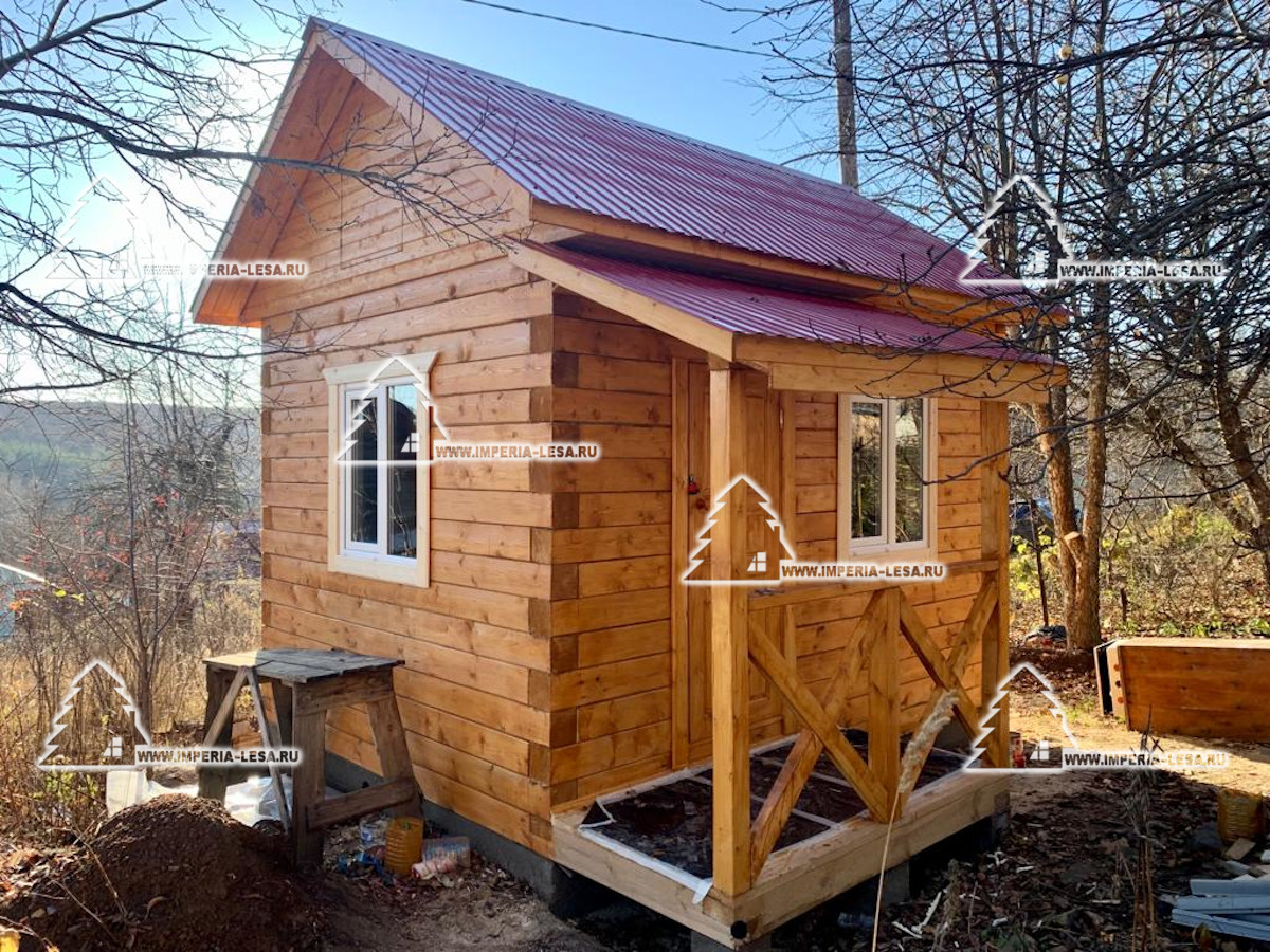 дом из бруса 4х4 1-эт