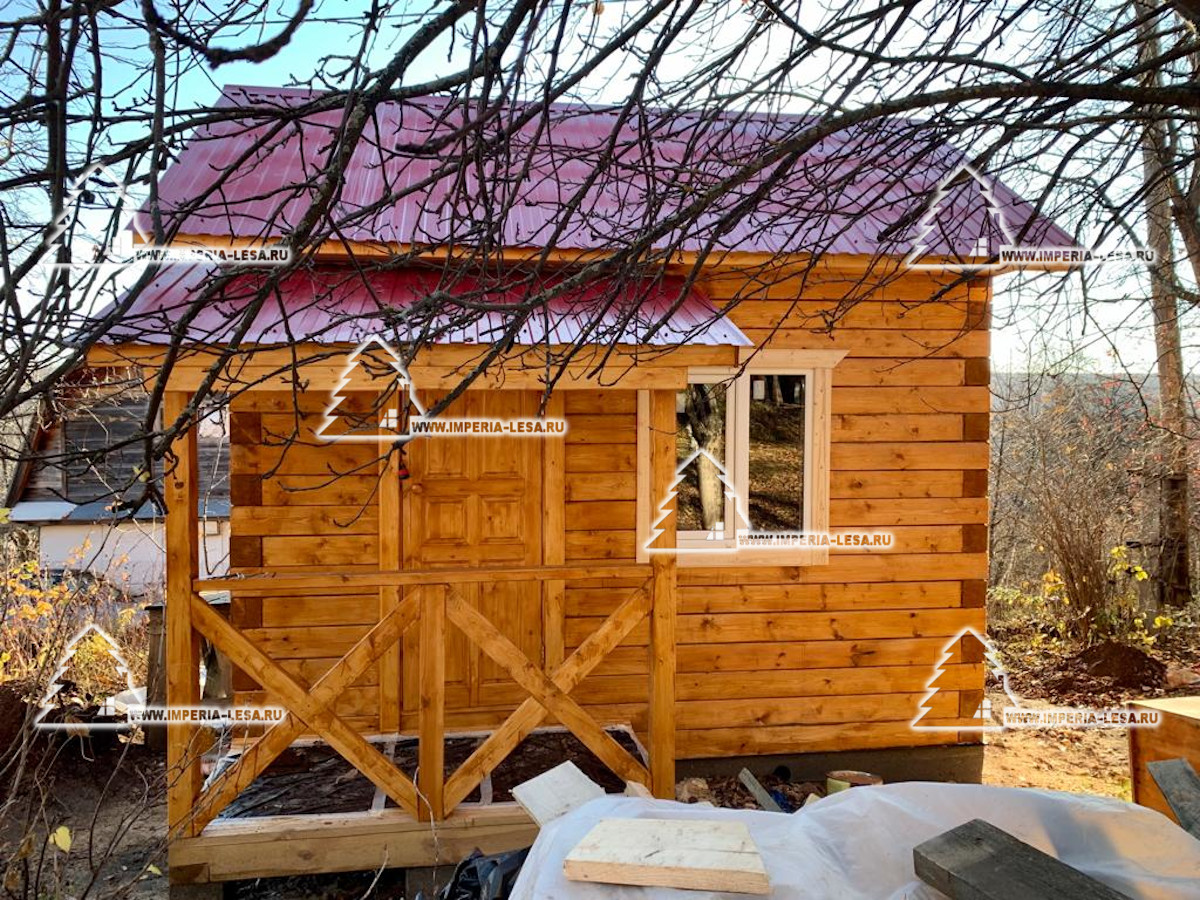дом из бруса 4х4 1-эт